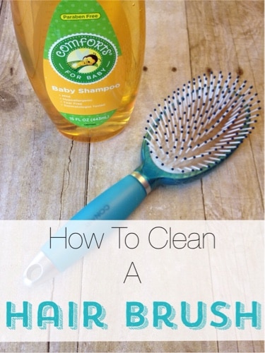 how to clean your hairbrush
