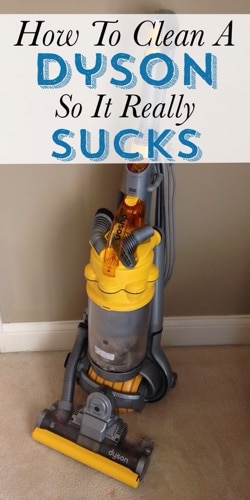how to clean a dyson