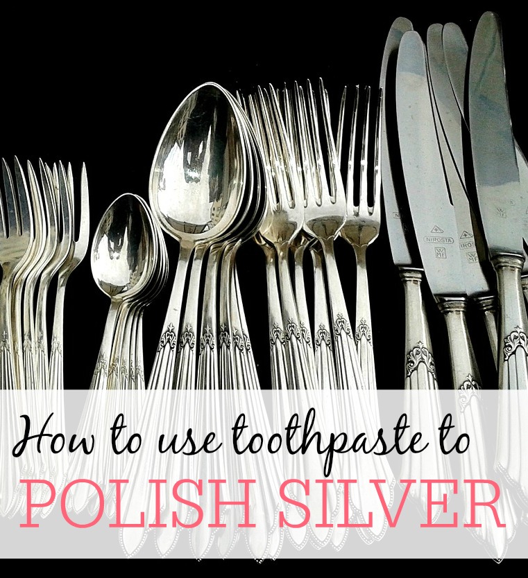 Toothpaste to clean silver